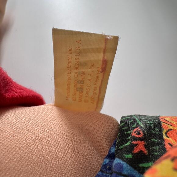 1995 Cabbage Patch Kids Boy Doll Mattel Reissue 1985 Xavier Roberts Blue Sig - Picture 9 of 12